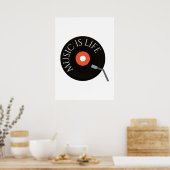 Muziek is leven poster (Keuken)