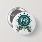 Muziek is leven ronde button 5,7 cm (Voorkant /achterkant)