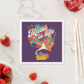 Muziek is leven servet (Insitu)