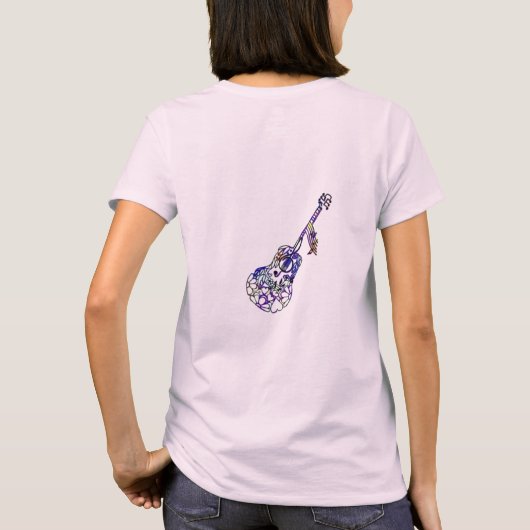 Muziek is leven t-shirt (Achterkant)