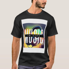 Muziek is leven t-shirt