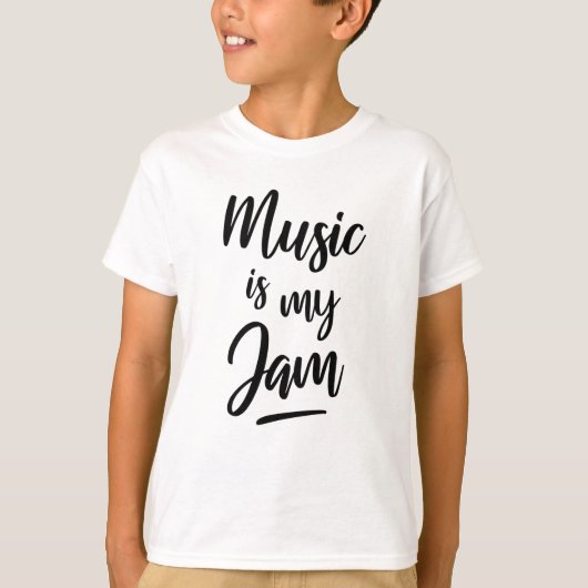 Muziek is leven t-shirt (Voorkant)