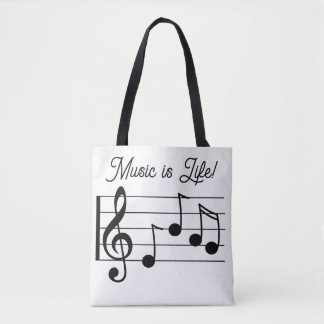 Muziek is Leven! Tote Bag
