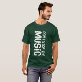 Muziek is levenloos t-shirt (Voorkant volledig)