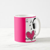 Muziek is levensechte Mok (Voorkant rechts)