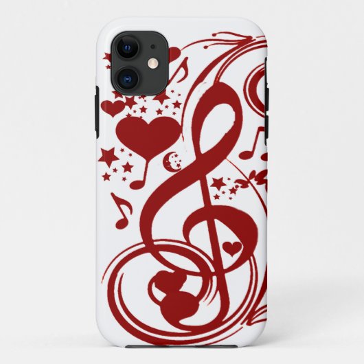 Muziek is liefde_ Case-Mate iPhone case (Achterkant)