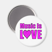 Muziek is liefde magneet (Voorkant / Achterkant)
