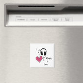 Muziek is liefde magneet (Insitu (Vaatwasser))