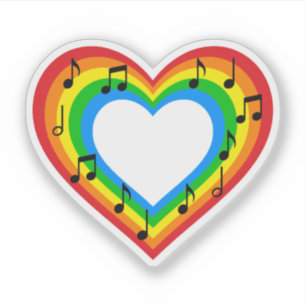 Muziek is Liefde Sticker