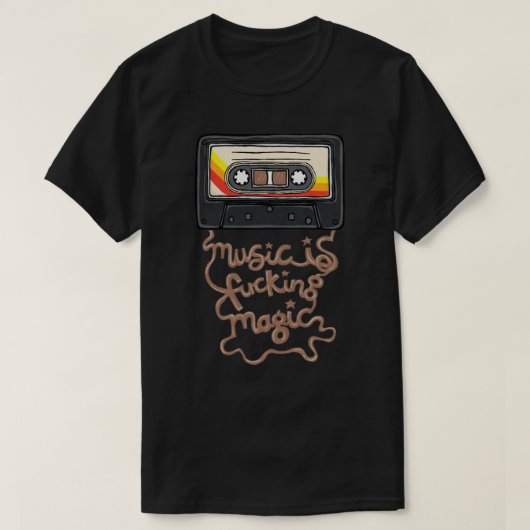 Muziek is magie t-shirt (Design voorkant)