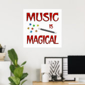 Muziek is Magisch Poster (Thuiskantoor)