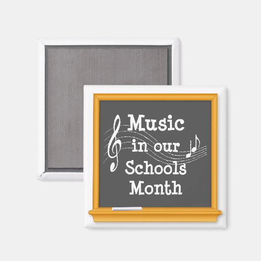 Muziek is magnetisch magneet (Voorkant / Achterkant)