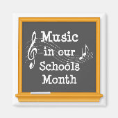 Muziek is magnetisch magneet (Voorkant)