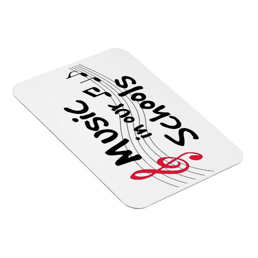 Muziek is magnetische flexibele magneet (Rechterzijde)