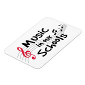 Muziek is magnetische flexibele magneet (Linkerzijde)