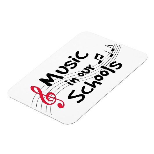 Muziek is magnetische flexibele magneet (Linkerzijde)