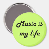 Muziek is mijn bioscoop magneet (Voorkant / Achterkant)
