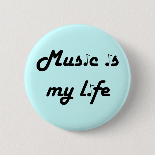Muziek is mijn Button in het leven (Voorkant)