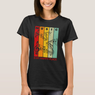 Muziek is mijn favoriete artiest zanger t-shirt