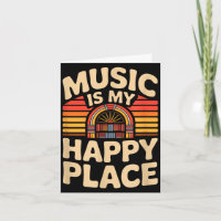 Muziek is mijn gelukkige plek grappige retro jukeb