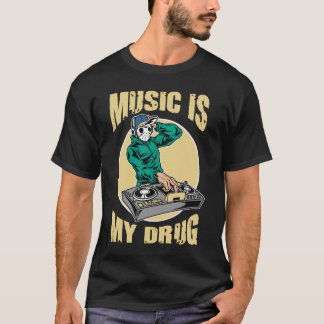 Muziek is mijn geneesmiddel t-shirt
