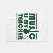 Muziek is mijn leraar fleece deken (Voorkant (Horizontaal))