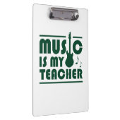Muziek is mijn leraar klembord (Rechts)