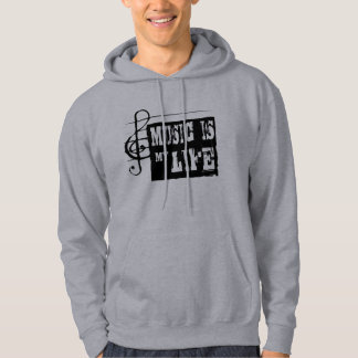 Muziek is mijn leven 2 hoodie