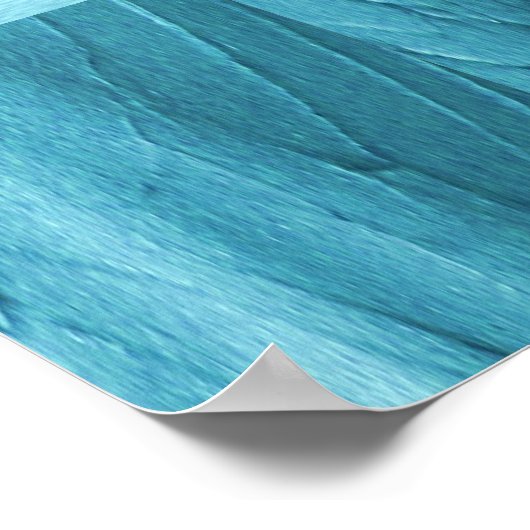 Muziek is mijn leven in Blue Chrome II Poster (Hoek)