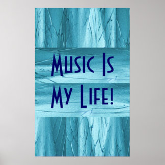 Muziek is mijn leven in Blue Chrome II Poster