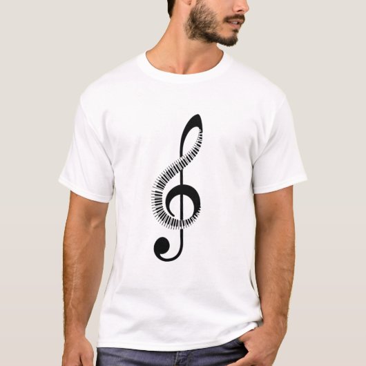 Muziek is mijn leven t-shirt (Voorkant)