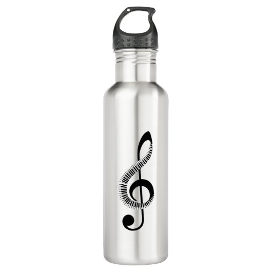 Muziek is mijn leven waterfles  (Voorkant)