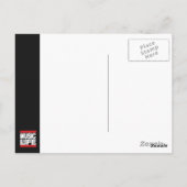 Muziek is mijn levensgeel briefkaart (Achterkant)