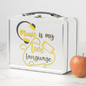 Muziek is mijn liefdestaal romantische zin (In situ)