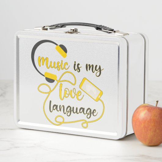 Muziek is mijn liefdestaal romantische zin (In situ)