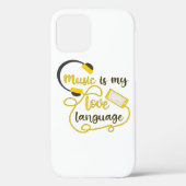 Muziek is mijn liefdestaal romantische zin Case-Mate iPhone case (Achterkant)
