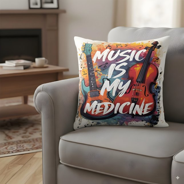 Muziek is mijn medicijn kussen (Creator heeft geüpload)