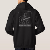 Muziek Is Mijn Ontsnapping Hoodie (Achterkant)