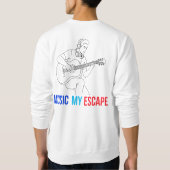 Muziek Is Mijn Ontsnapping Trui (Achterkant)