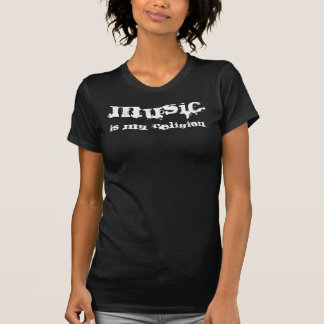 MUZIEK, is mijn religie T-shirt