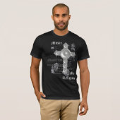 Muziek is mijn religie (wit) t-shirt (Voorkant volledig)
