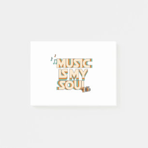 Muziek is mijn sol post-it® notes