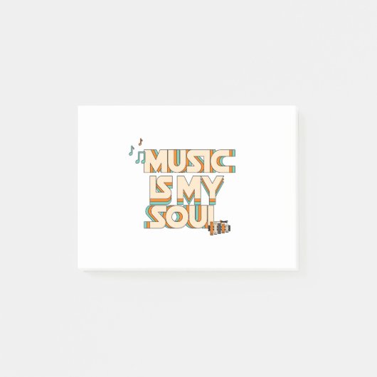 Muziek is mijn sol post-it® notes (Voorkant)