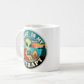 Muziek is mijn therapie koffiemok (Voorkant links)