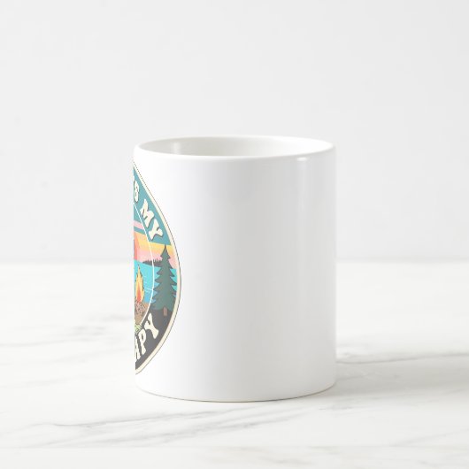 Muziek is mijn therapie koffiemok (Center)