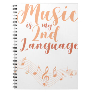 Muziek is mijn tweede taal, Muziek Notitieboek