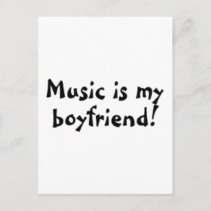 Muziek is mijn vriend briefkaart