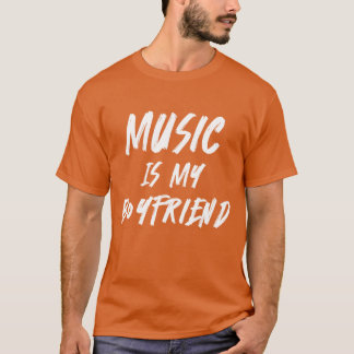 Muziek is mijn vriend grappig t-shirt