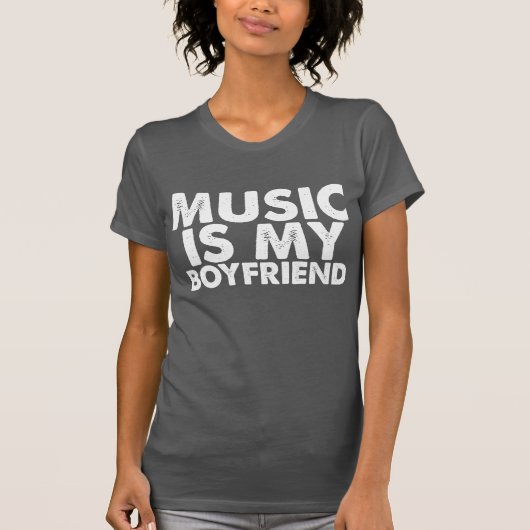 Muziek is mijn vriend t-shirt (Voorkant)