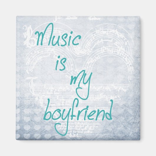 Muziek is mijn vriendje magneet (Voorkant)